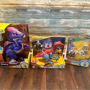 NIB Imaginext Jurassic World sets.